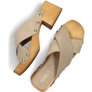 Notre-V 8782 Muiltjes - Dames - Beige - Maat 36