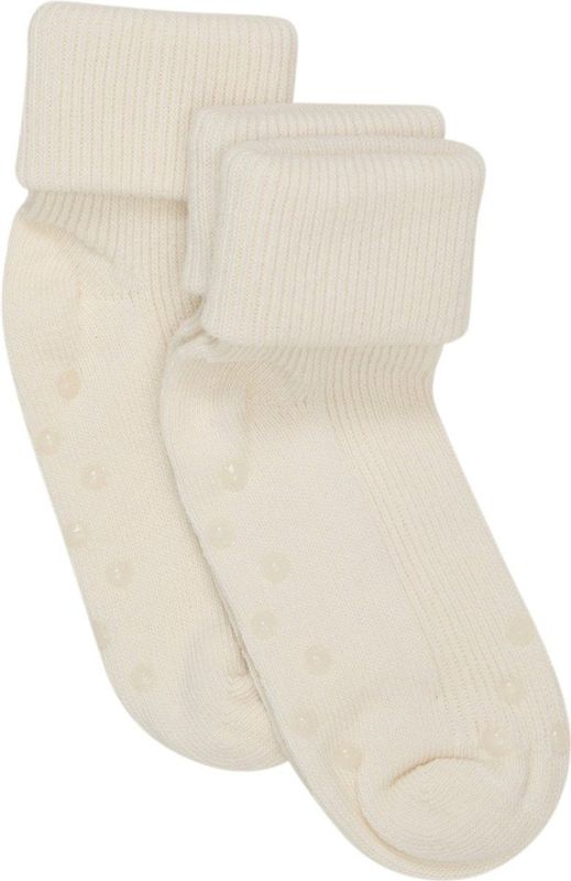 Minymo Sokken - 2-pack - Anti-Slip - Offwhite - Minymo - 15/18 - Sokken