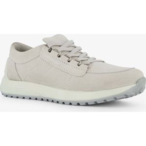 Hush Puppies suede dames sneakers beige - Maat 37 - Echt leer - Uitneembare zool