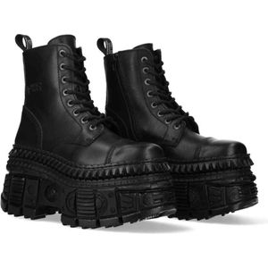 New Rock - M-WALL083C-S3 Enkellaars - 38 Shoes - Zwart