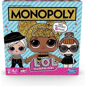 Monopoly LOL Surprise Edition Board Game - Verzamel zeldzame poppen en ervaar spannende verrassingen - Voor kinderen vanaf 8 jaar