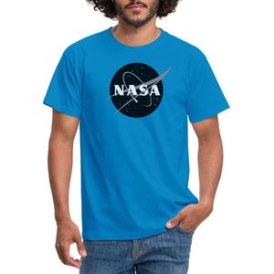 NASA zwart-wit klassiek logo T-Shirt Heren
