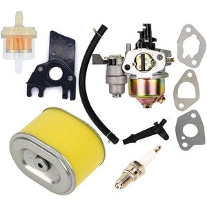 Compatibel met carburateur met brandstoffilter luchtfilter bougie voor Gx140 Gx160 Gx200 motor