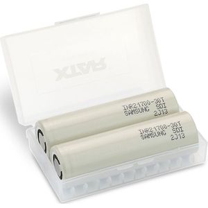 2x 21700 Oplaadbare Batterij 3000mAh INR21700-30T BOX