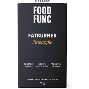 Foodfunc | Fat Burner Pineapple | 15 Sticks | 1 x 90 gram | No Junk Just Func