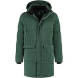 Travelin' - Ladan - Puffer Winterjas - Groen - Waterbestendig