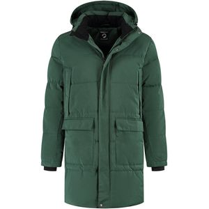 Travelin' - Ladan - Puffer Winterjas - Groen - Waterbestendig
