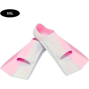 Bovista Zwemvliezen Voor Kinderen & Volwassenen - Flippers - Zwemflippers - Snorkelset - Roze/Wit - Maat XS