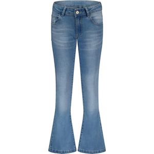 Moodstreet - Jeans Stretch Flared - White - Maat 140