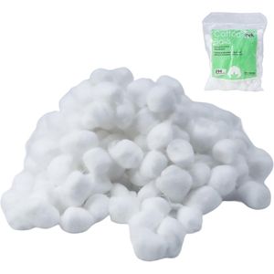 Make-up katoenen ballen - 200 stuks - pure make-up - biologisch - wit - voor baby's - vetoplosser - voor schoonheidssalon - cosmetisch gebruik