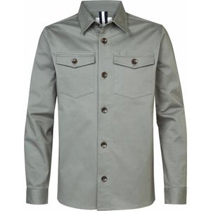 Profuomo Overshirt Basic Groen - Maat L - Heren