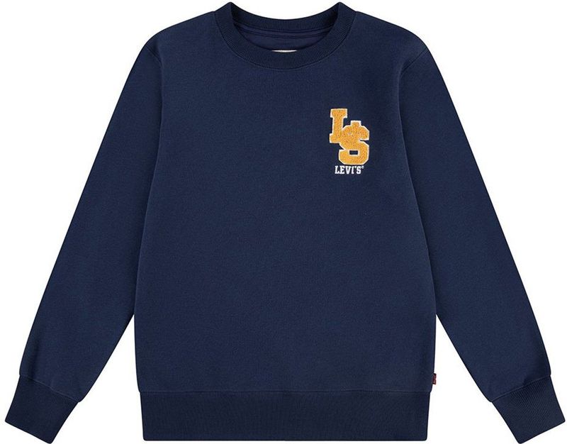 Levi´s ® Kids Monogram Crewneck Sweatshirt Blauw 24 Months Jongens