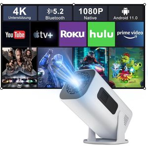 Mini beamer - Projector - Beamerscherm - Projectiescherm - Outdoor & Indoor Projector -
