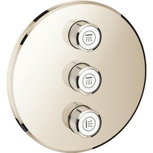 GROHE Grohtherm SmartControl opbouwset- 3 knoppen - Polished Nickel (nikkel) - 29122BE0