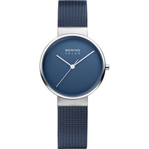 Bering- Slim Solar dames horloge 14331-307 - 31 mm - Zilver