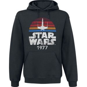 Star Wars 1977 Heren Trui met capuchon - zwart - S