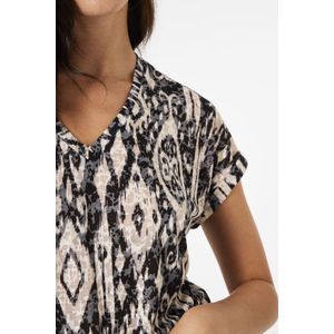 GARCIA Dames T-shirt Zwart - Maat XS