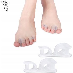 Hallux Valgus Klippen met Teen Scheiders - Zachte Siliconen