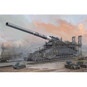 1:72 HobbyBoss 82911 German 80cm K(E) Railway Gun - Dora Plastic Modelbouwpakket
