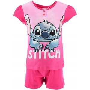 Lilo en Stitch short pyjama - in geschenkendoos - Kleur Fushia. Maat 104 cm - 4 jaar.