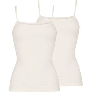 Mey Dames spaghettitop 2 pack Organic