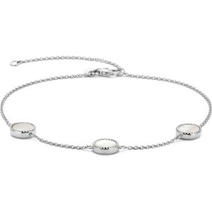 Parte Di Me - Brioso Cortona Dara - Enkelbandje - Zilver - Parelmoer Accenten