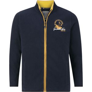 Jan Vanderstorm herren Fleecejack - 56/58 - donkerblauw