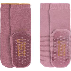 Lässig Anti-slip sokjes 2 paar assorted rosewood/rose, Maat 27-30