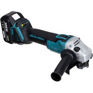 4 snelheden 800W borstelloze haakse slijper doorslijpmachine incl. 1 accu's
