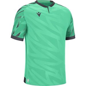 Overhemd - Gebreide Mandarijnkraag - Eco Softlock - Geel - 100% Gerecycled Polyester