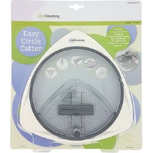 CraftEmotions - Easy circle cutter - cirkelsnijder 2,5 - 15cm (860513/2000)