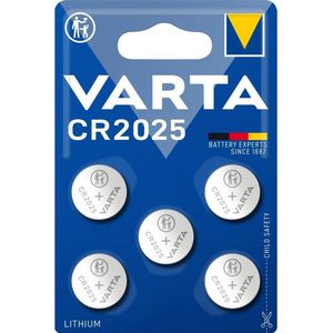 Varta knoopcel CR2025 3v lithium - 50 stuks