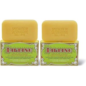 Tabiano biosulfur zwavel zeep - 2 stuks - Acne zeep - Vette huid - Huidvriendelijke Zeep - Superzeep