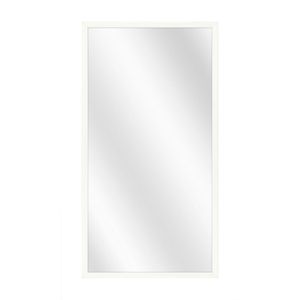 Spiegel met Luxe Aluminium Lijst - Wit - 20x50 cm