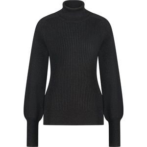 NUKUS Jessica Pullover Lurex Truien & vesten Dames - Sweater - Hoodie - Vest- Zwart - Maat XS