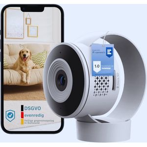 PetTec Draadloze Huisdier Camera – Slimme WiFi Beveiliging Met App - Nachtzicht & Tweeweg Audio