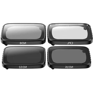 Green Glow - Camera Lens Filters Set voor Mavic AIR 2s - Multi Coated Filters - Hoge Transmittance - Geïntegreerd Modeling Frame - ND8 ND16 ND32 CPL