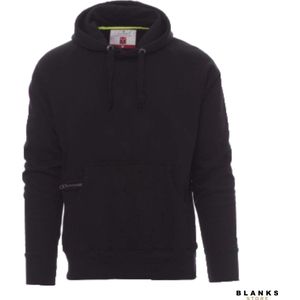 Payper Heren Hoodie - Raglanmouwen, Kangoeroezakken, Versterkte Naden - Zwart - XL