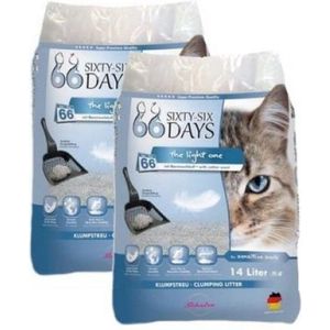 Kattenbakvulling klontvorming 66 days light nieuw! - Kattenbakvulling kopen  | Beste merken, lage prijs | beslist.nl