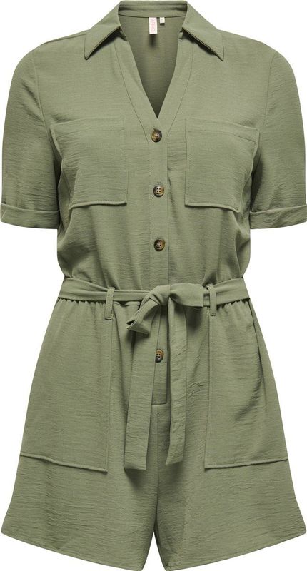 Playsuit - Zacht - Zwart - 56% Gerecycled Polyester, 44% Polyester
