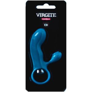 Mini Vibrator met Clitoris Borsteltje - blauw