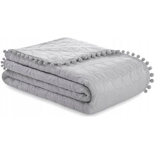 Amulime - Meadore - Dekbedover - Grijs - Microvezeel