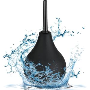 224ML Silicone Anal Shower Enema for Men & Women - Reusable & Safe Comfortable Cleaning Set