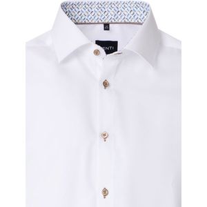 Venti Heren Overhemd Wit Modern Fit Katoen 154409500-000 Wit - XXL