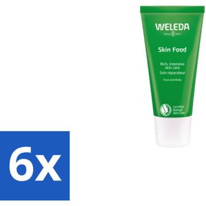 6 x WELEDA - Crème - Skin Food - Droge huid - 30 ml - Droge Huid - Voedende Crème - Weleda Skin Food - Herstellende Crème - Natuurlijke Crème