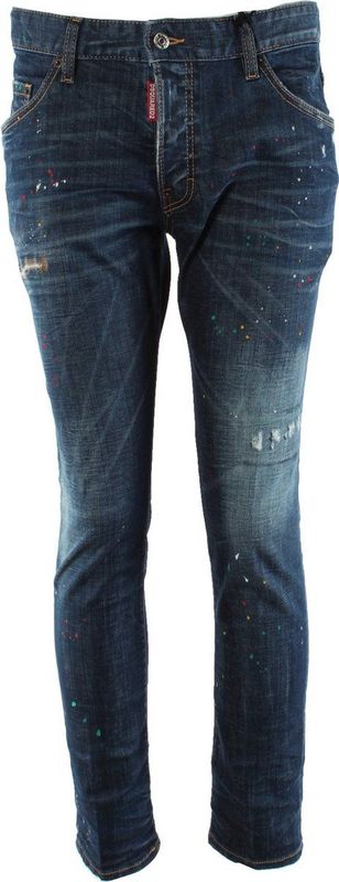 Dsquared2 - Skater Jean - Blauw - Heren - Katoenmix