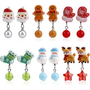 Kerst boom oorbellen - Swan Market