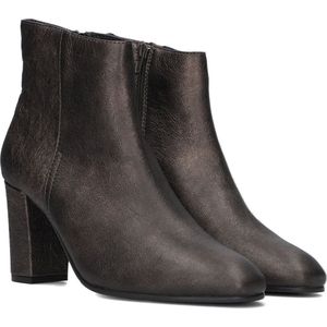 Notre-V Diane-02 Enkellaarsjes - Enkelboots met rits - Dames - Bruin - Maat 42