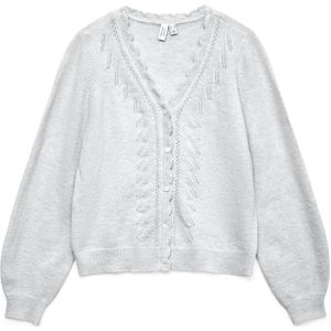 Vmlya - Gebreid Vest - V-Hals - Lange Mouwen - Regular Fit