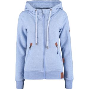 Liza - Hoodie - Denim - Met Rits - Lange Mouwen